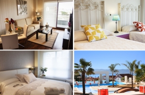 Estancia de lujo y spa en Apartamentos Class&Confort. Para 4 o 6 personas. Incluye puentes y festivos