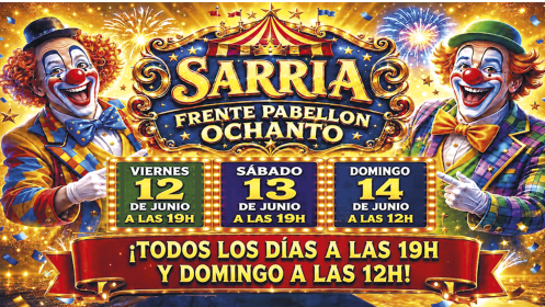 Entradas Circo Prin. Sarria ¡Oferta limitada!